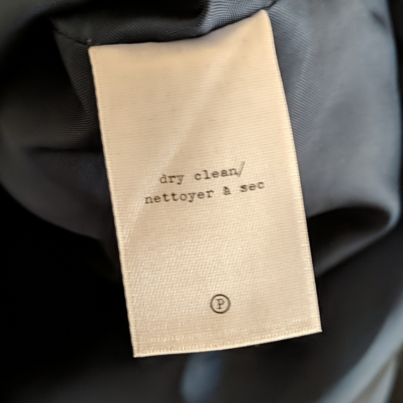 Rag & Bone "Gray" Ribbed-Skirt Party Dress dark navy size 2 - Picture 8 of 11